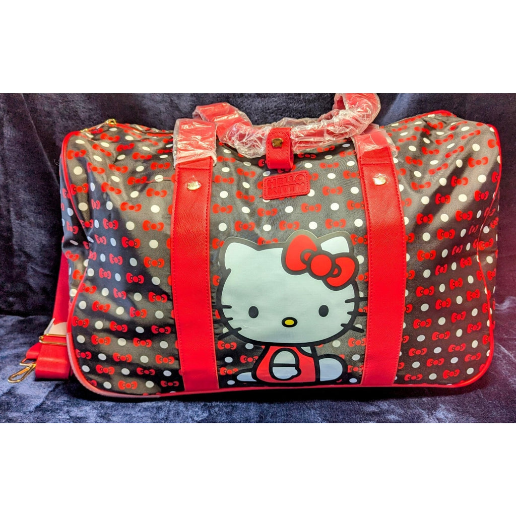Hello Kitty Carryon Travel/Weekend Bag with Wheels and adjustable handle.