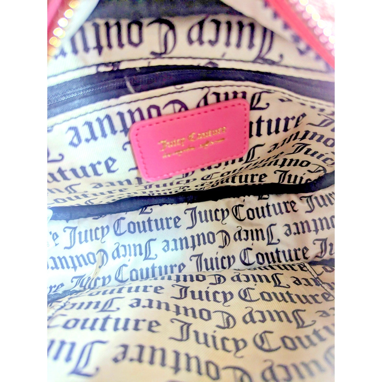 Juicy Couture Wingin It Crossbody Camera Bag Butterfly Design Pink Diamond NEW