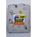 Berkshire Peanuts Halloween Twin Sheet Set 3pc. Snoopy Woodstock Ghosts Pumpkins
