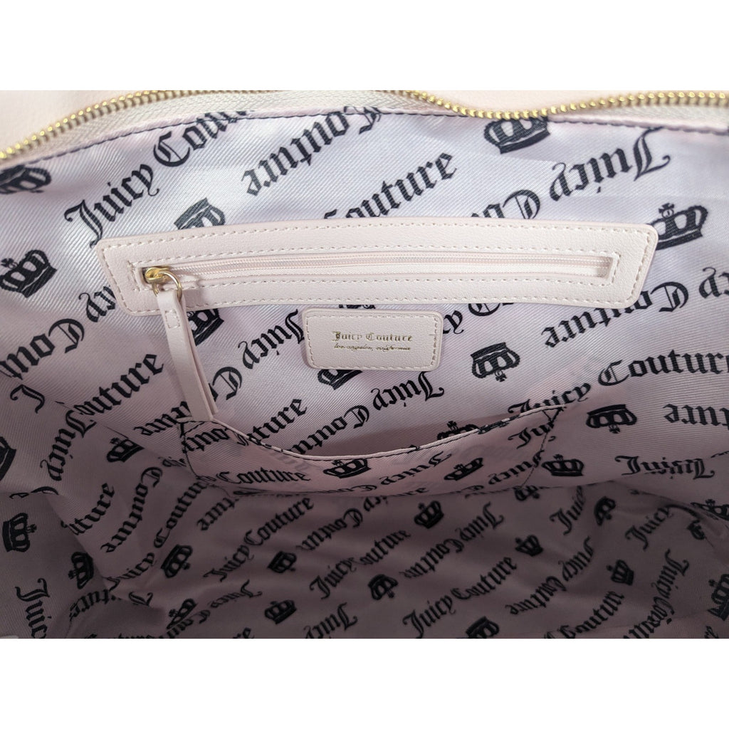 Juicy Couture Juicy Tale Weekender Tote Bag Black Pink Quilted Bow Bag Y2K NWT