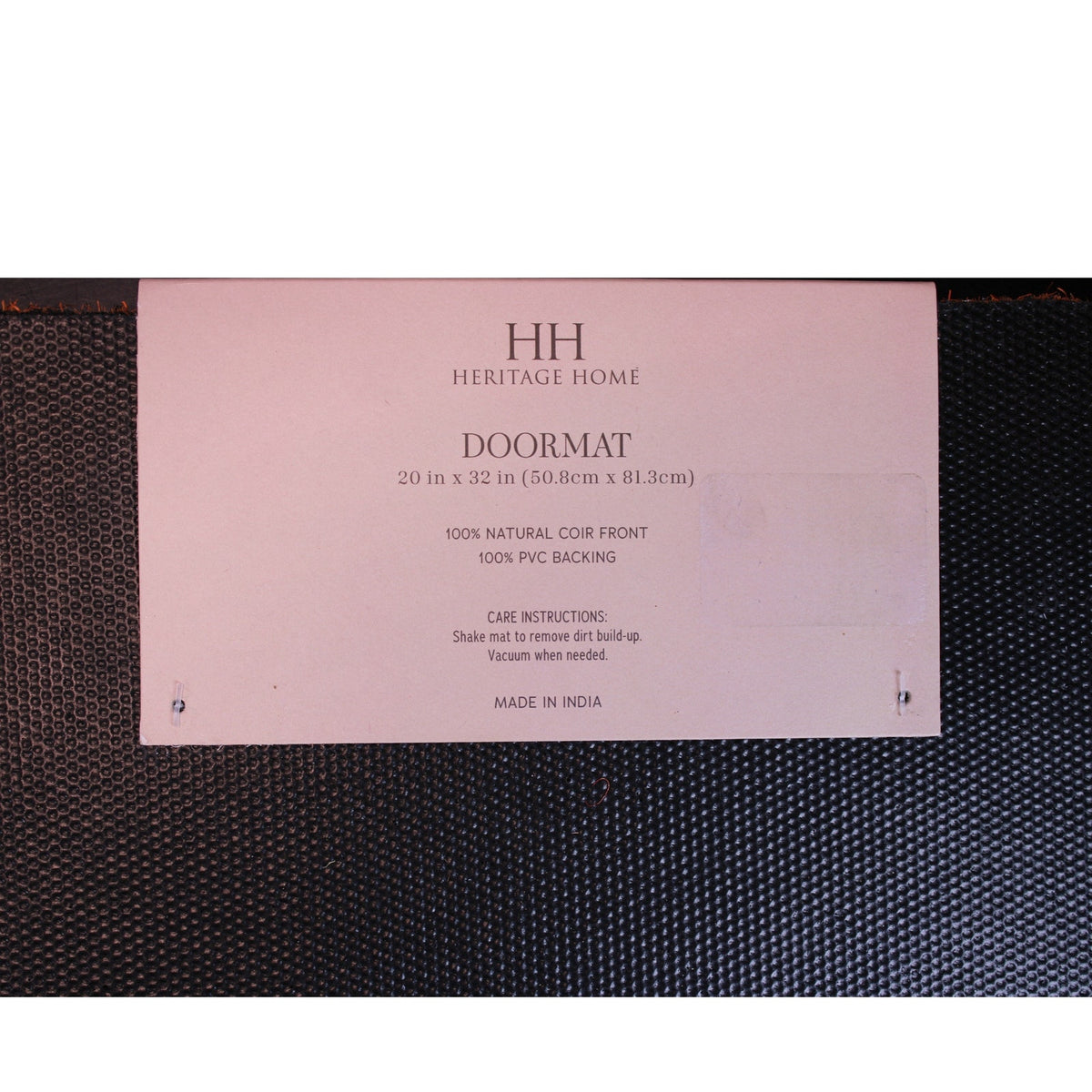 "Welcome" Coco Coir Front Heavy Duty Non-Slip Outdoor Doormat 20"x32"