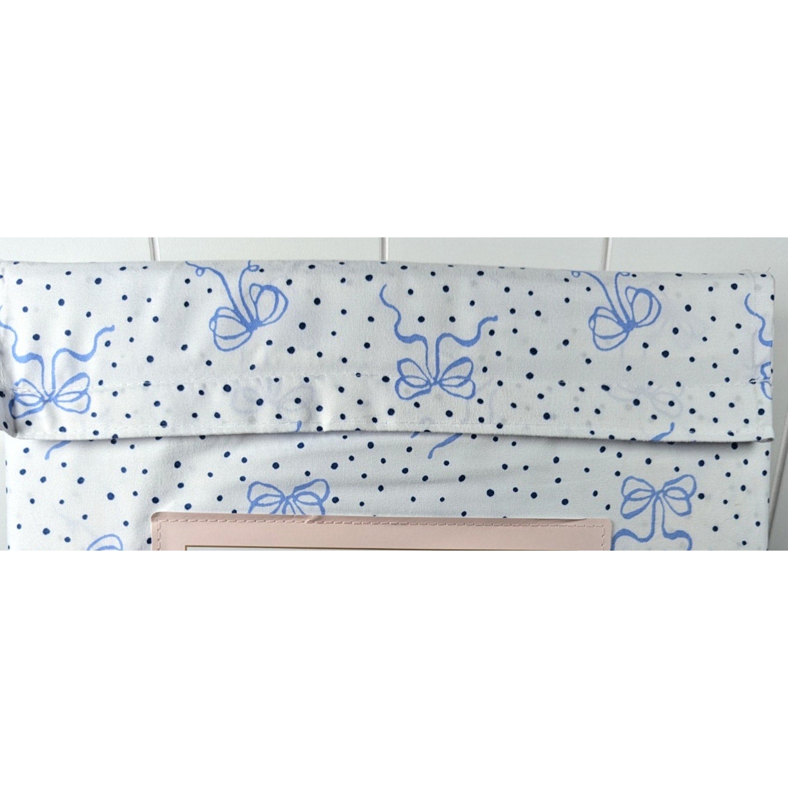 Cupcakes and Cashmere at home, Blue Ribbon & Dots 4pc QUEEN Sheet Set NEW