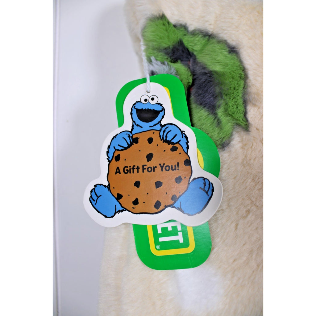 Sesame Street Elmo Big Bird Cookie Monster 50" X 70" Faux Fur Plush Blanket NWT