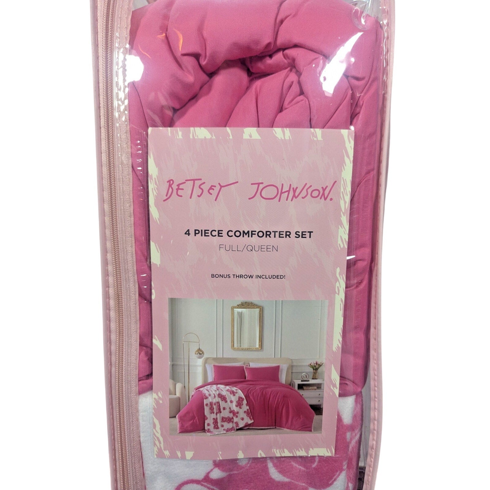 Betsey Johnson - Gummy Bear Full /Queen Comforter Set w/ bonus Throw Blanket