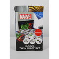 Marvel AVENGERS Twin Sheet Set 1 Fitted 1 Flat Sheet 1 Pillowcase 3 Piece