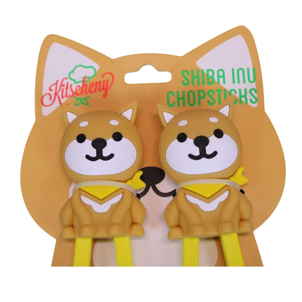 Adorable Kitscheny Silicone Shiba Inu Chopsticks Trainer 2 Sets