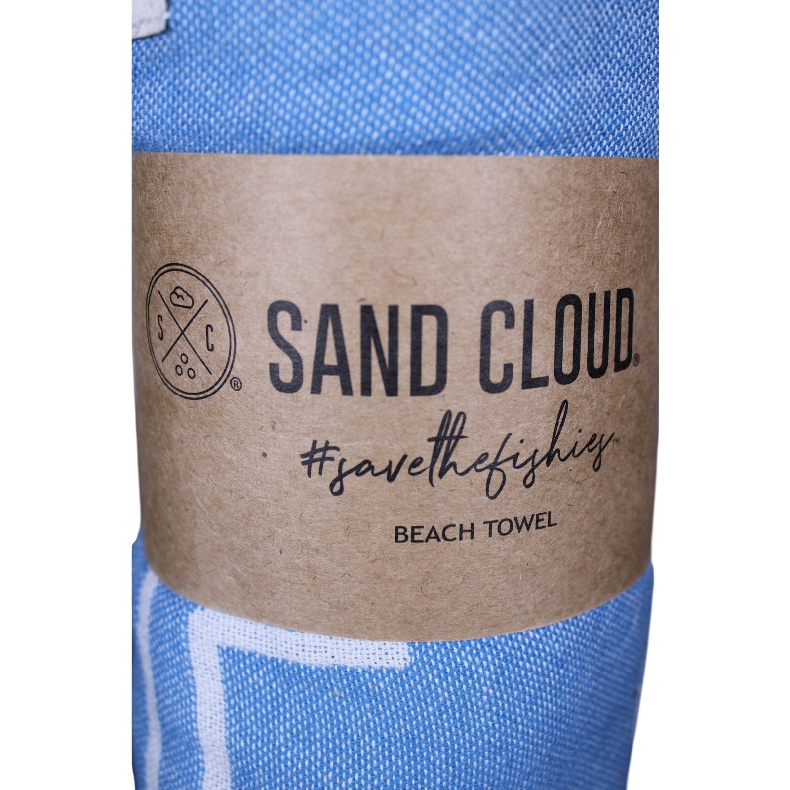 Sand Cloud Beach Towel Sei Whale Tail - 100% Turkish Organic Cotton - 37x67 NEW