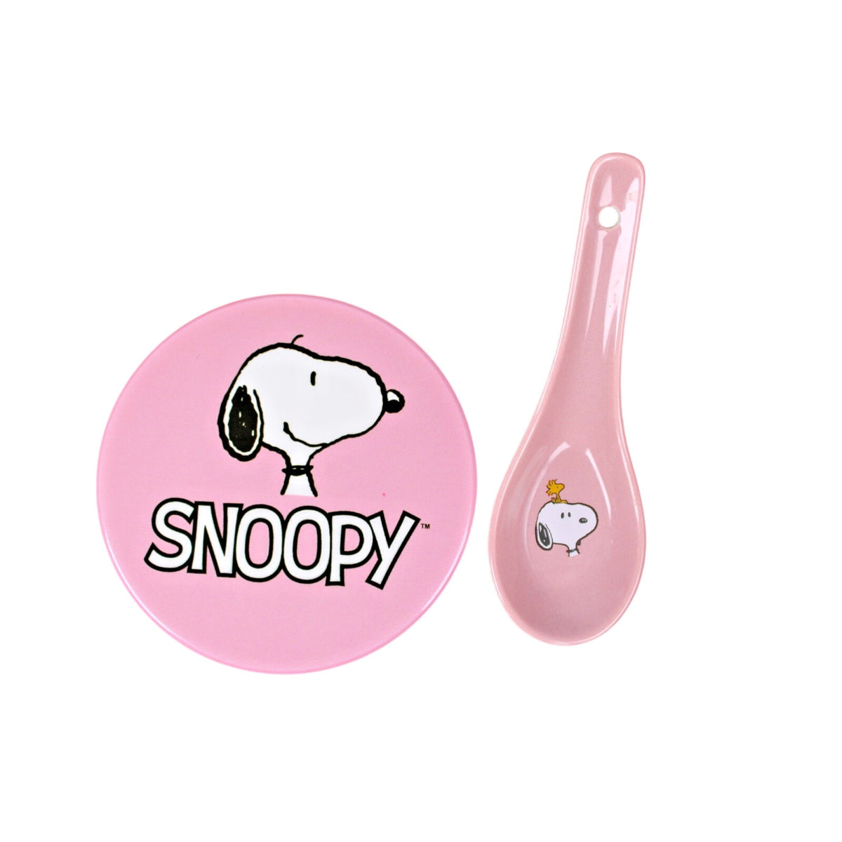 Peanuts Snoopy Soup Mug Bundle 24floz, Coaster, Spoon & Soup Mug