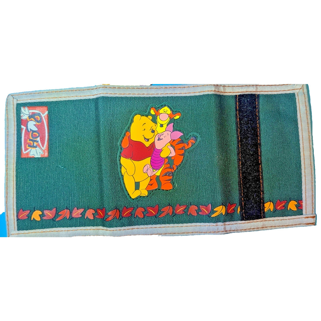 Disney Winnie The Pooh Piglet Tigger Tri-fold Wallet - Green