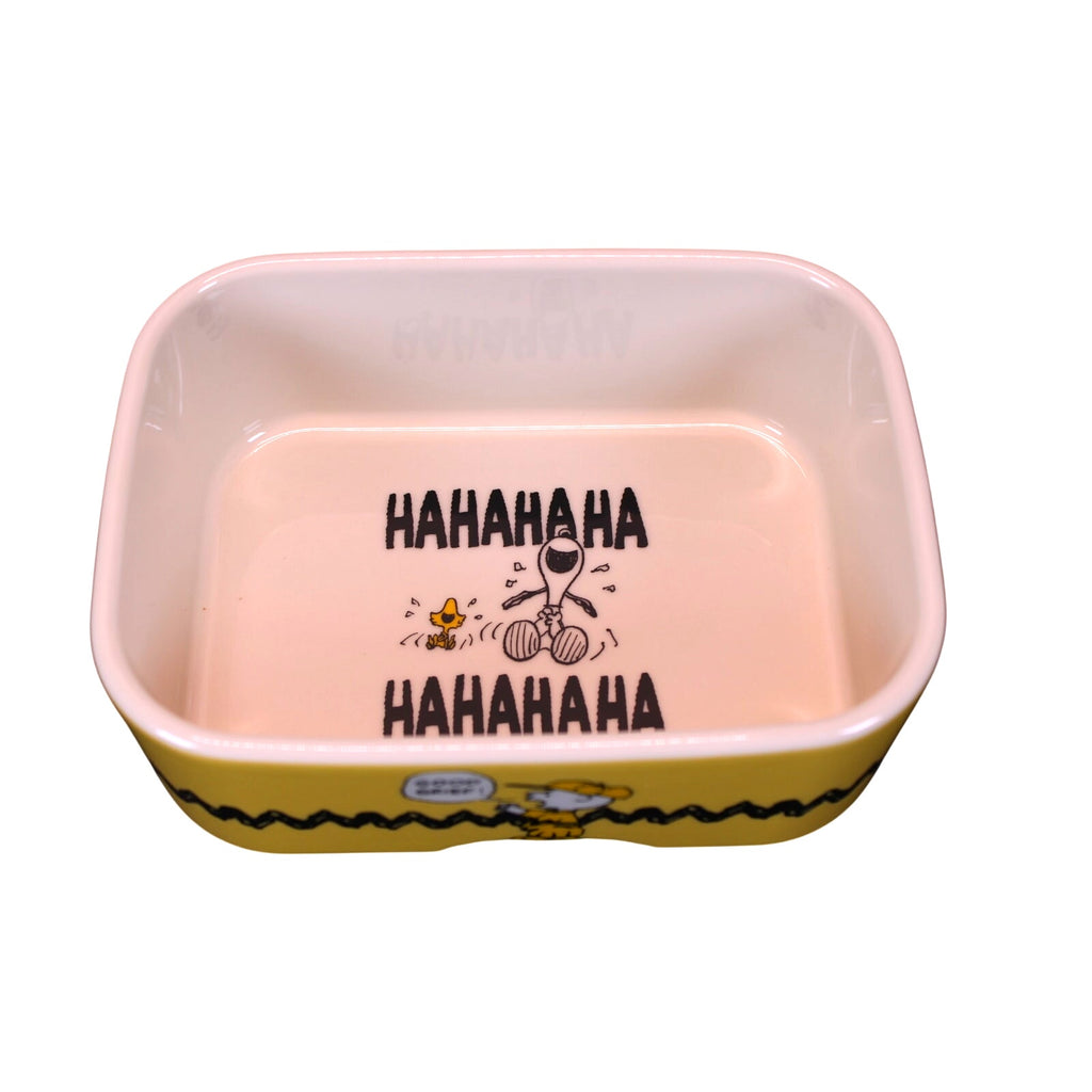 Peanuts Charlie Brown Snoopy 'Good Grief' Stoneware Lunch Box 32 oz