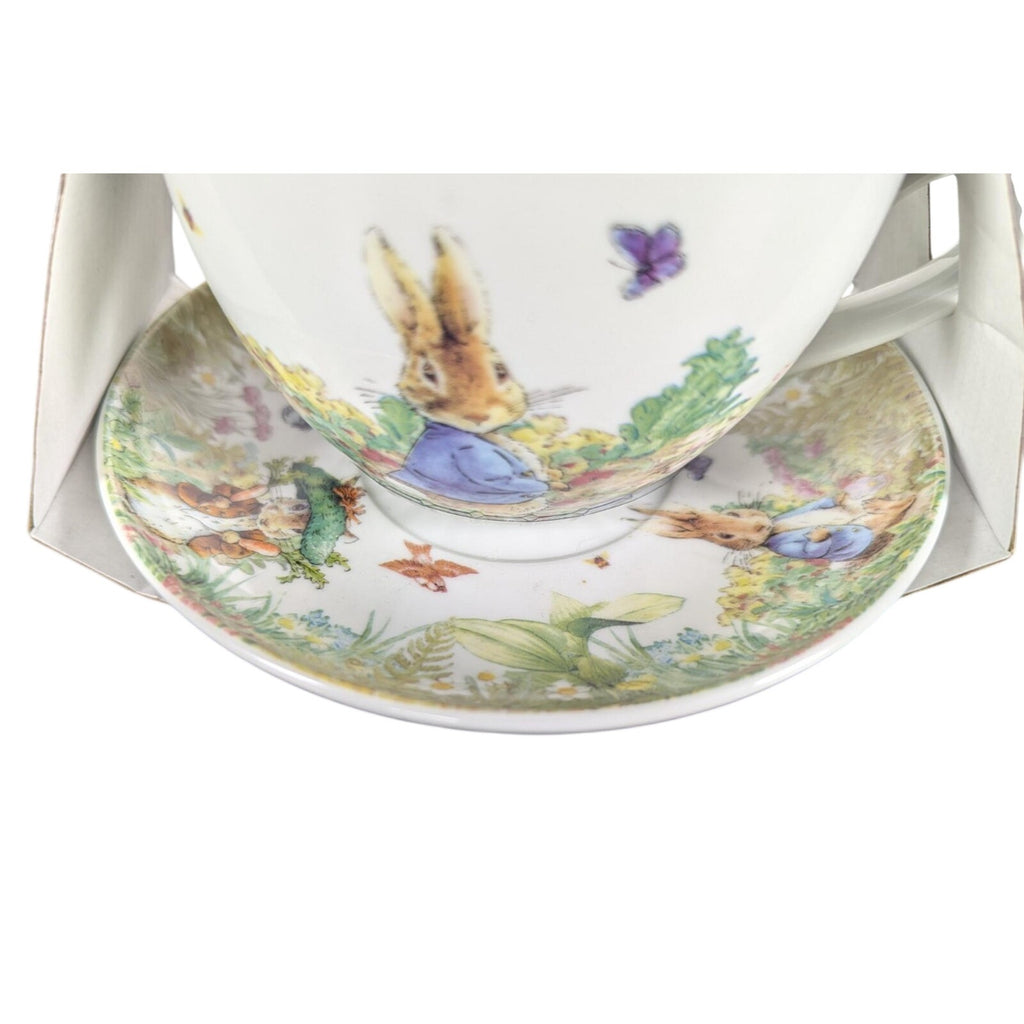 The World of Peter Rabbit Beatrix Potter Teacup with Saucer Ceramic Set
