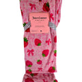 Juicy Couture Kids Plush Throw, 50x70, Strawberries, Pink Bows