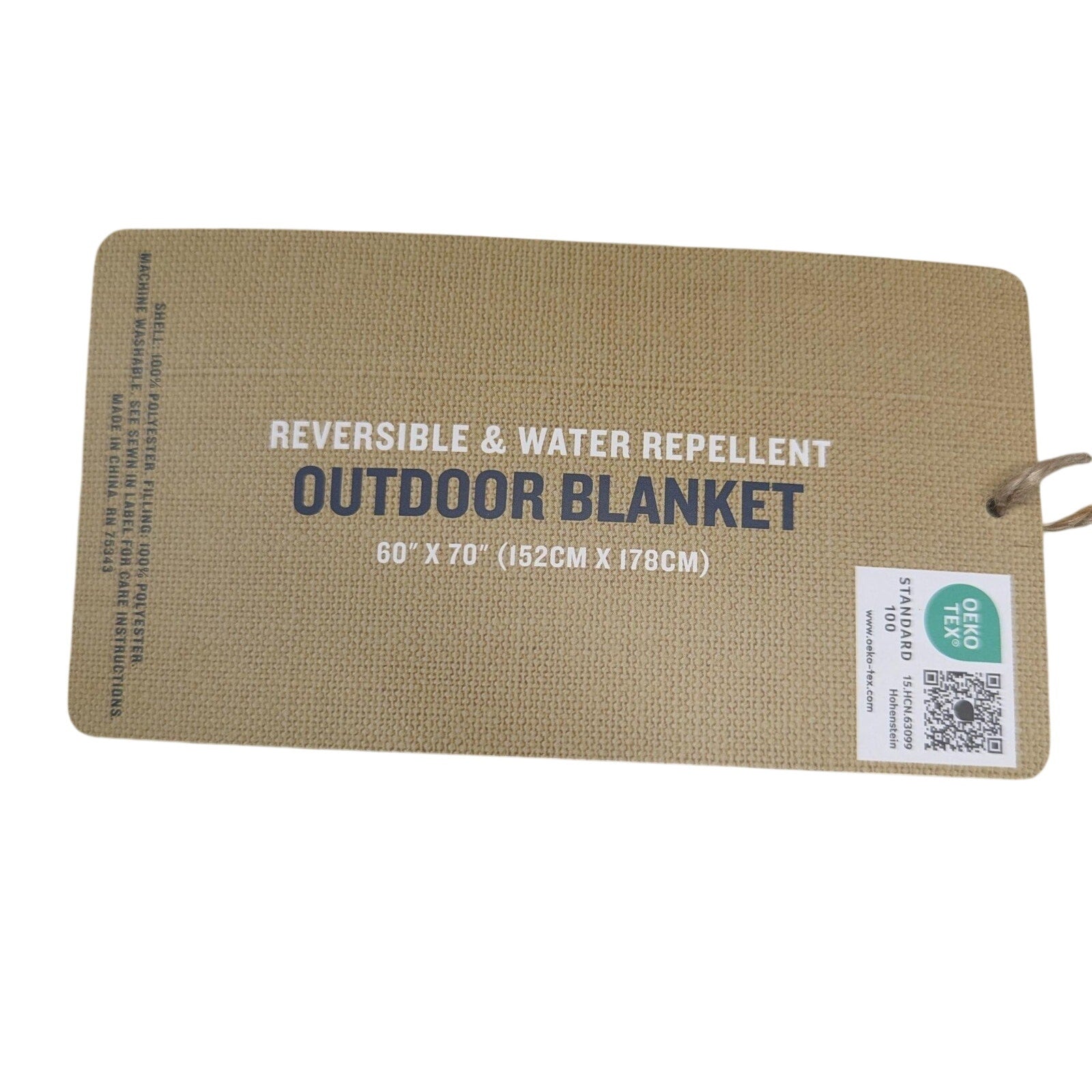 Tommy Bahama Outdoor Blanket, Picnic Beach Blanket 60"x70" Reversible w/handle