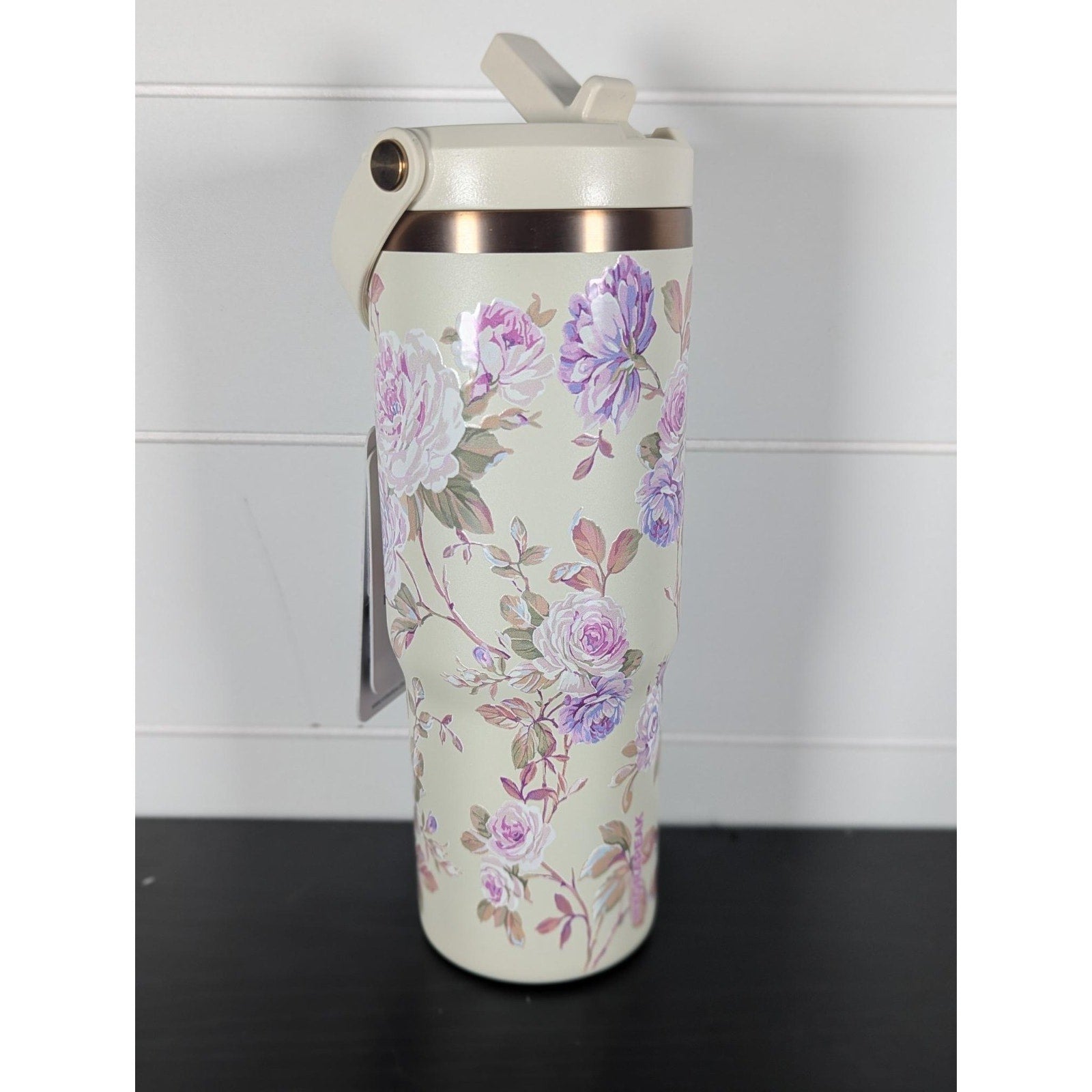 Hydrapeak Nomad 32 Ounce Rosevine Ivory Bloom Stainless Steel Insulated Tumbler