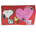 PEANUTS Outdoor Mat 18"x30" Snoopy & Woodstock, Hearts