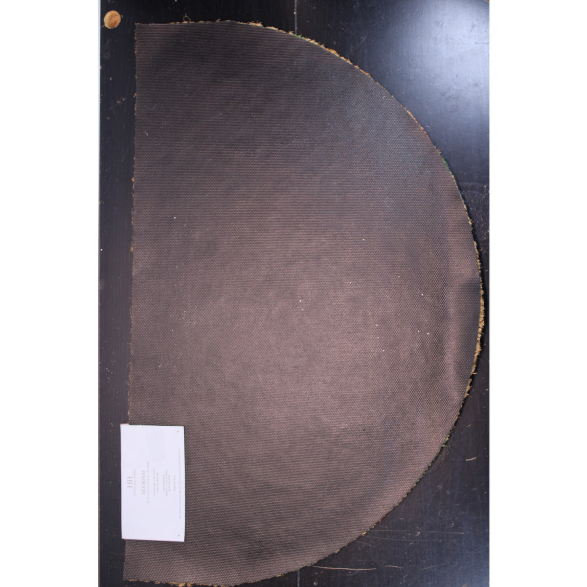 Half Moon Shape, Pumpkin WELCOME Coir Door Mat, 20x32 Thanksgiving, Fall