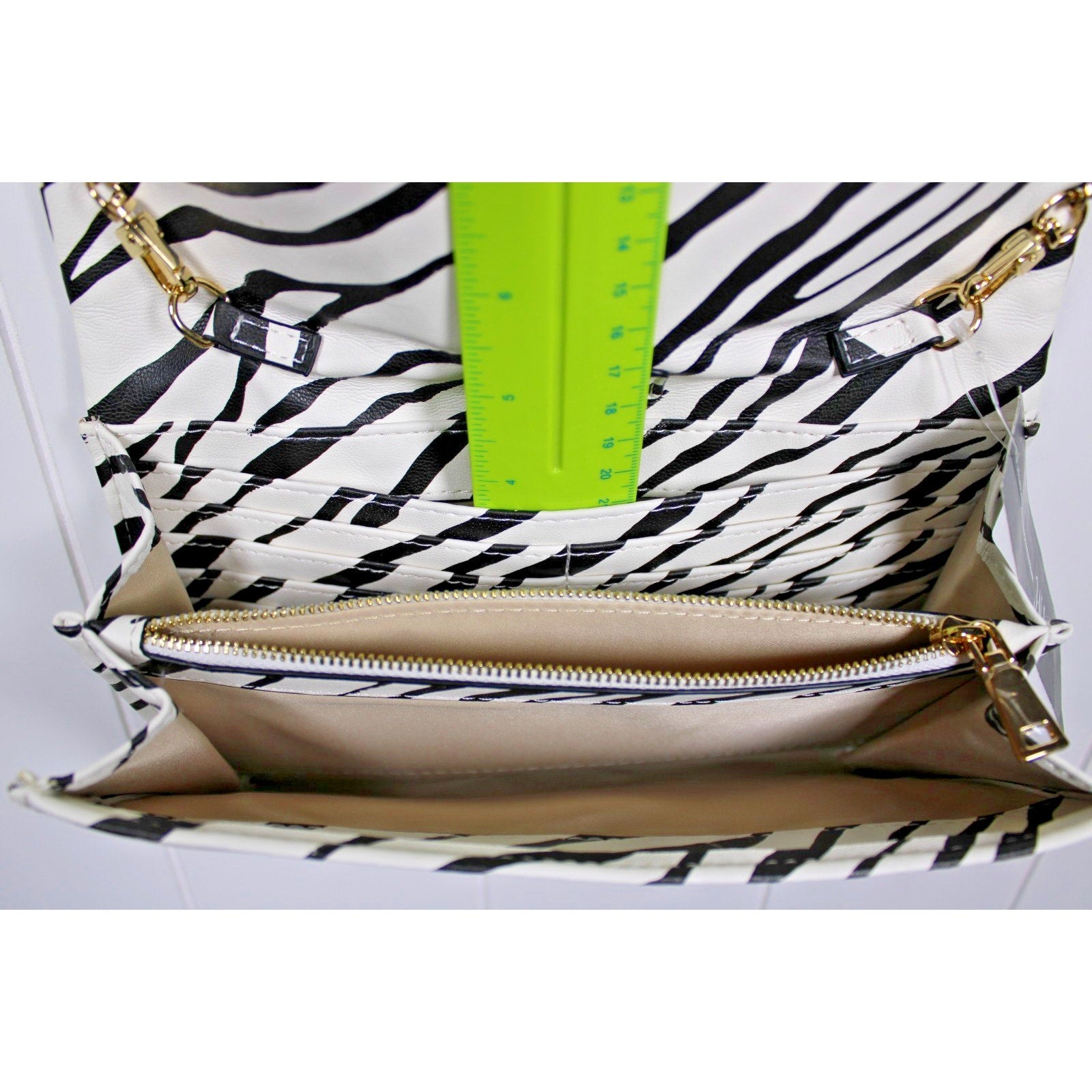 I.N.C. International Concepts Averry Tunnel Small Crossbody ELLIE ZEBRA