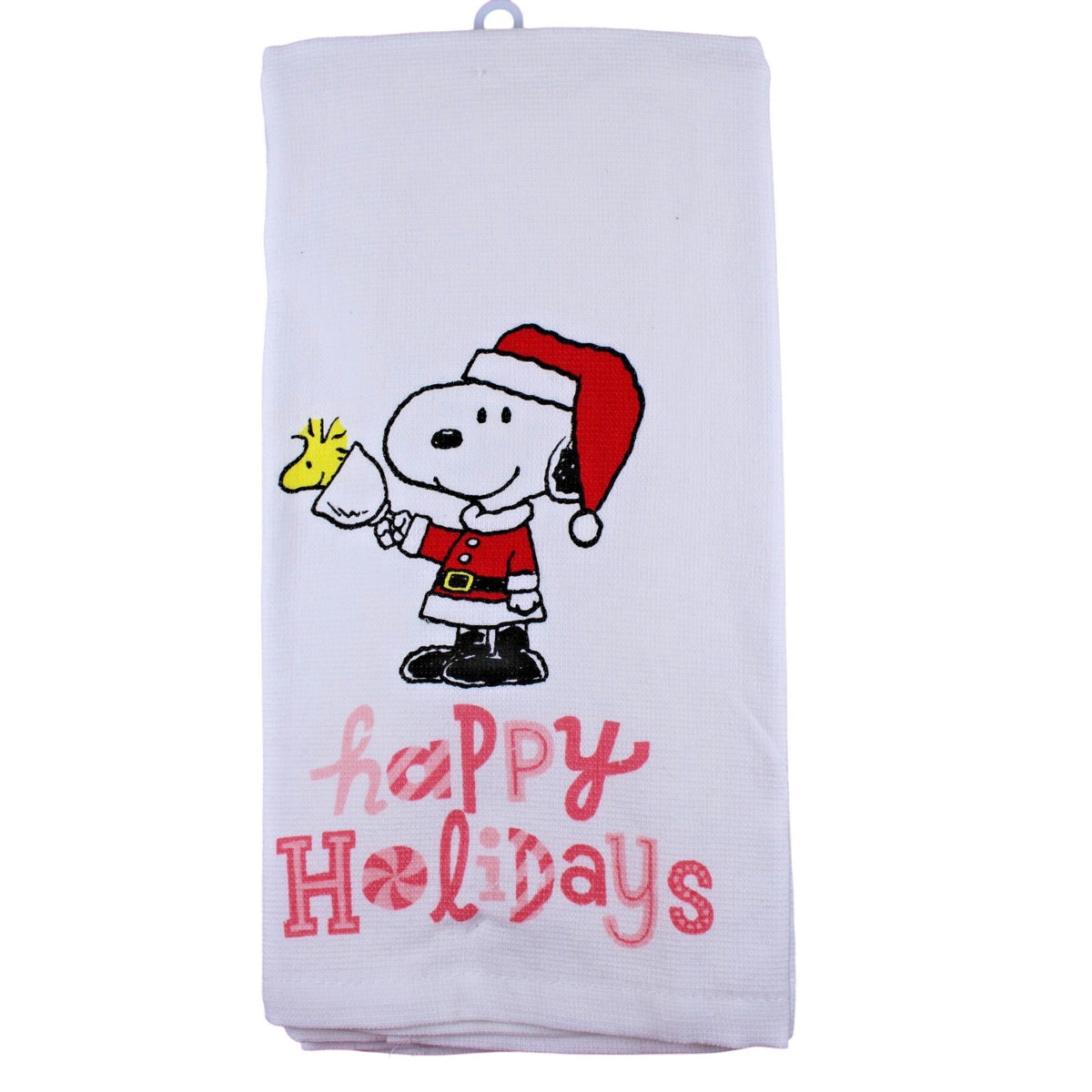 Peanuts Best Brands 2025 Santa Snoopy Christmas Kitchen Towel Set 18x28 Cotton