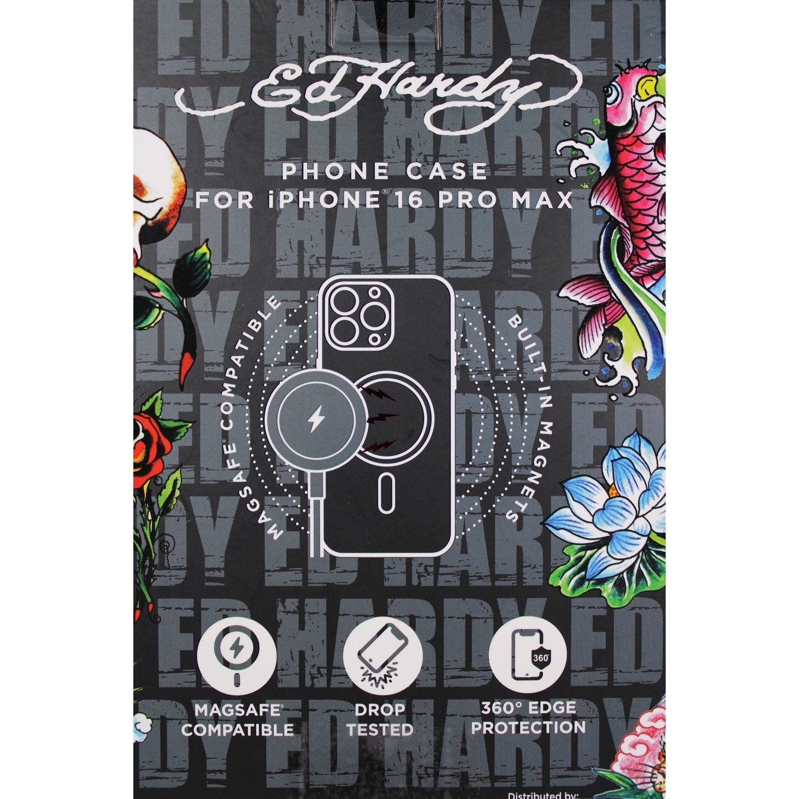 Ed Hardy iphone 16 pro max Phone Case Magsafe