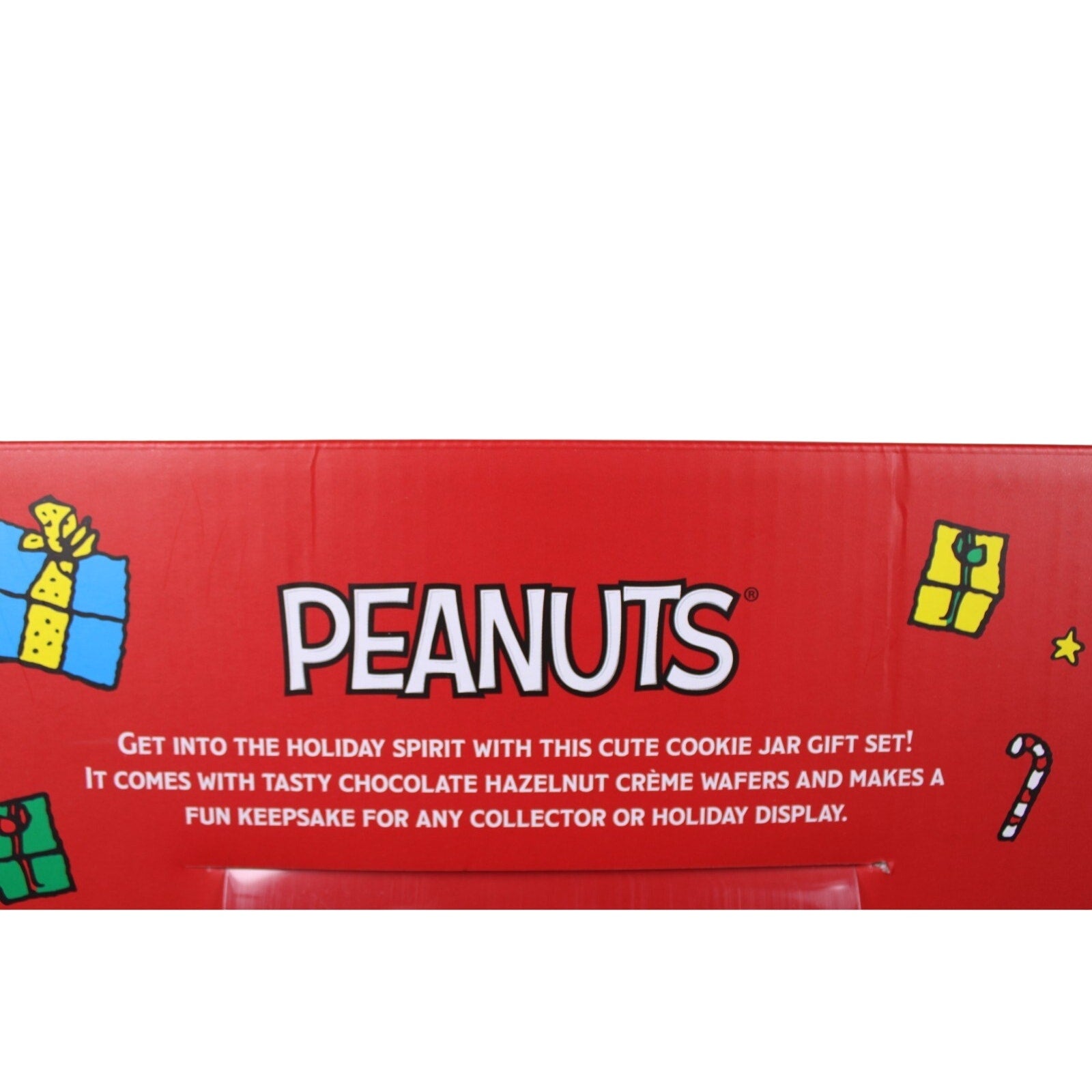 Peanuts Snoopy & Woodstock Red Puffer Jacket Cookie Jar Canister Christmas