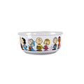 Peanuts Snoopy Gang Pressure Vent Lid Food Storage Container Bowl Ceramic 5" NEW