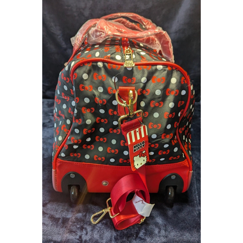 Hello Kitty Carryon Travel/Weekend Bag with Wheels and adjustable handle.